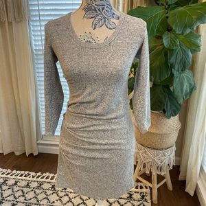 Abercrombie & Fitch marled gray mini dress, small